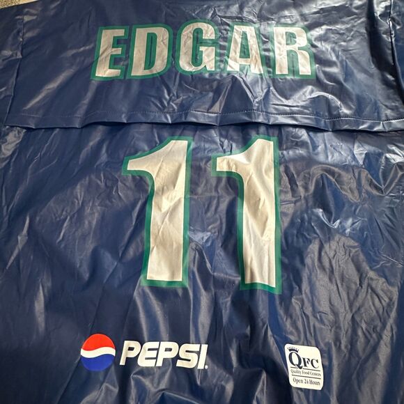 Edgar Martinez #11 Men's Jersey Poncho Seattle Pepsi QFC Mariners 90 Eras Rare - Picture 9 of 11